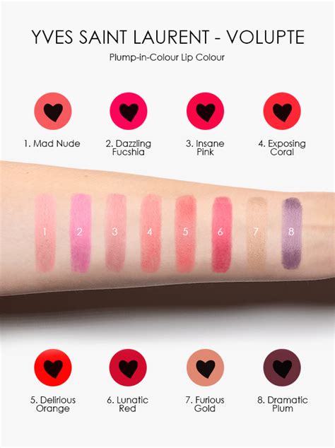 ysl plump in color swatch